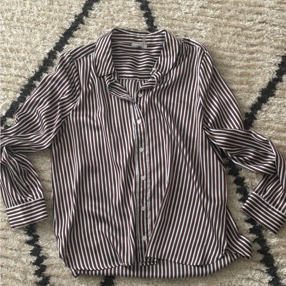Court & Rowe Crosby Fine Stripe Button-Up